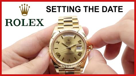 danger time to change rolex date|Rolex watch change time.